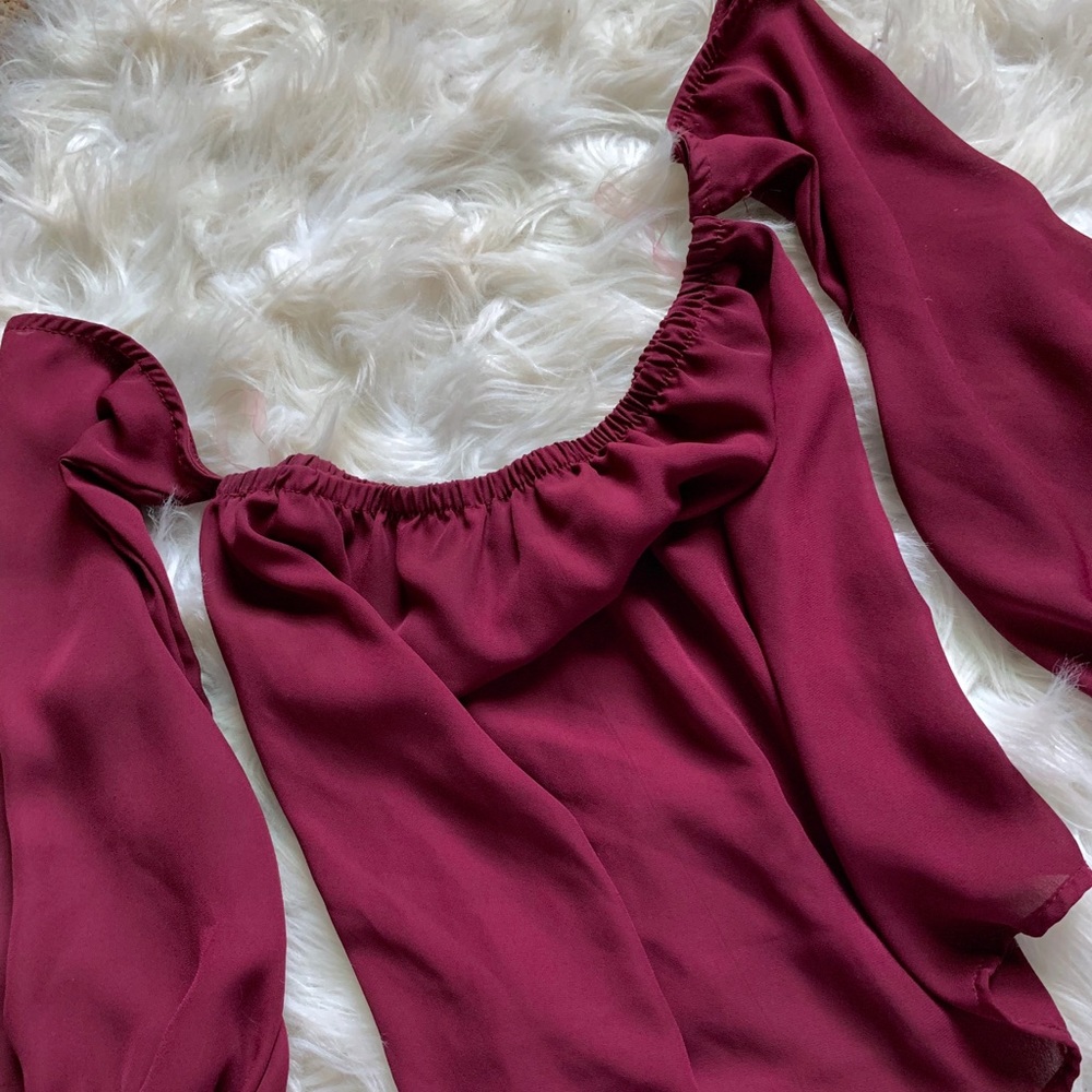 Charlotte Russe off the shoulder top